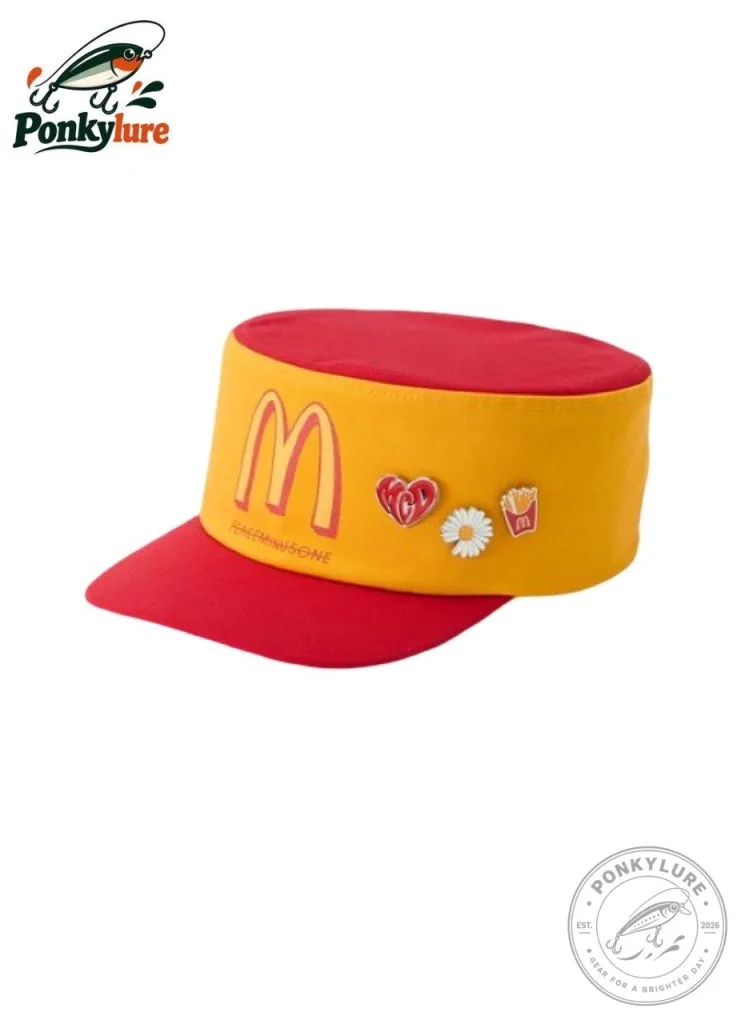 "Limited Edition McDonald's x Peaceminusone G-Dragon Cap 2026 Release" 11 Mc Donald’s x Peaceminusone G-Dragon Vintage Cap Limited Edition 2026