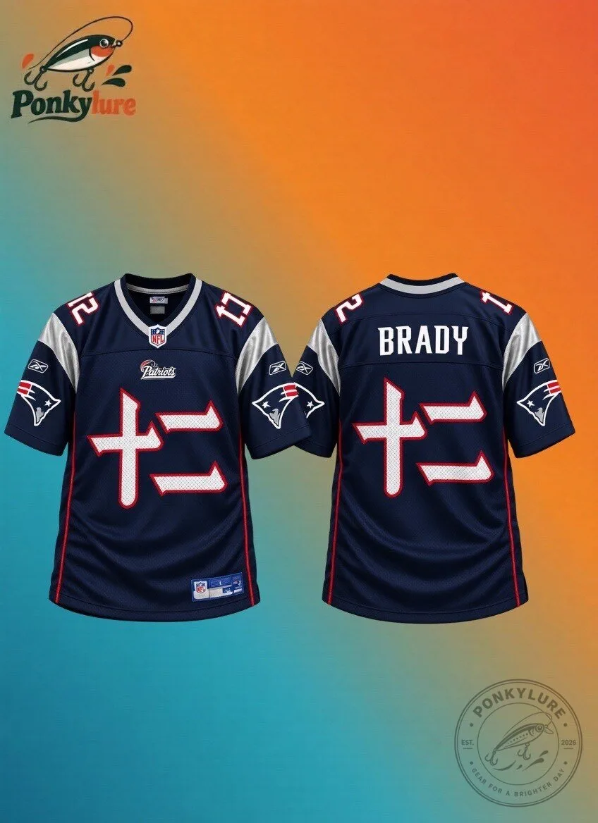 Tom Brady #12 New England Patriots 2007 China Bowl Football Jersey