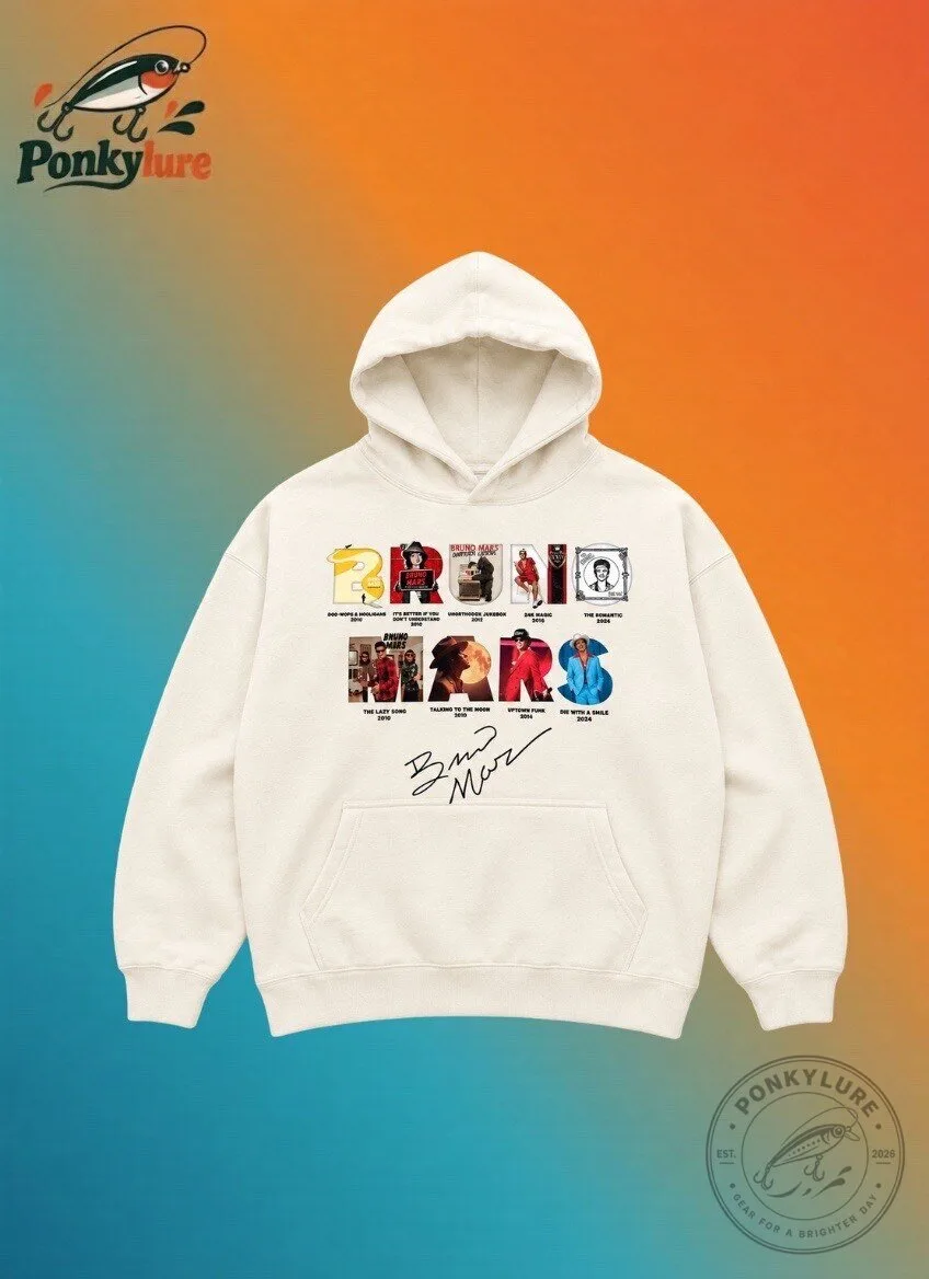 Bruno Mars Music Album Collage Sweatshirt
