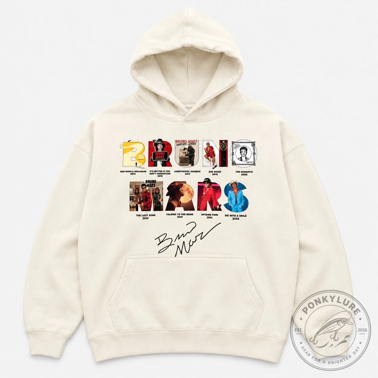 Bruno Mars Music Album Collage Sweatshirt 8 Bruno Mars Music Album Collage Sweatshirt