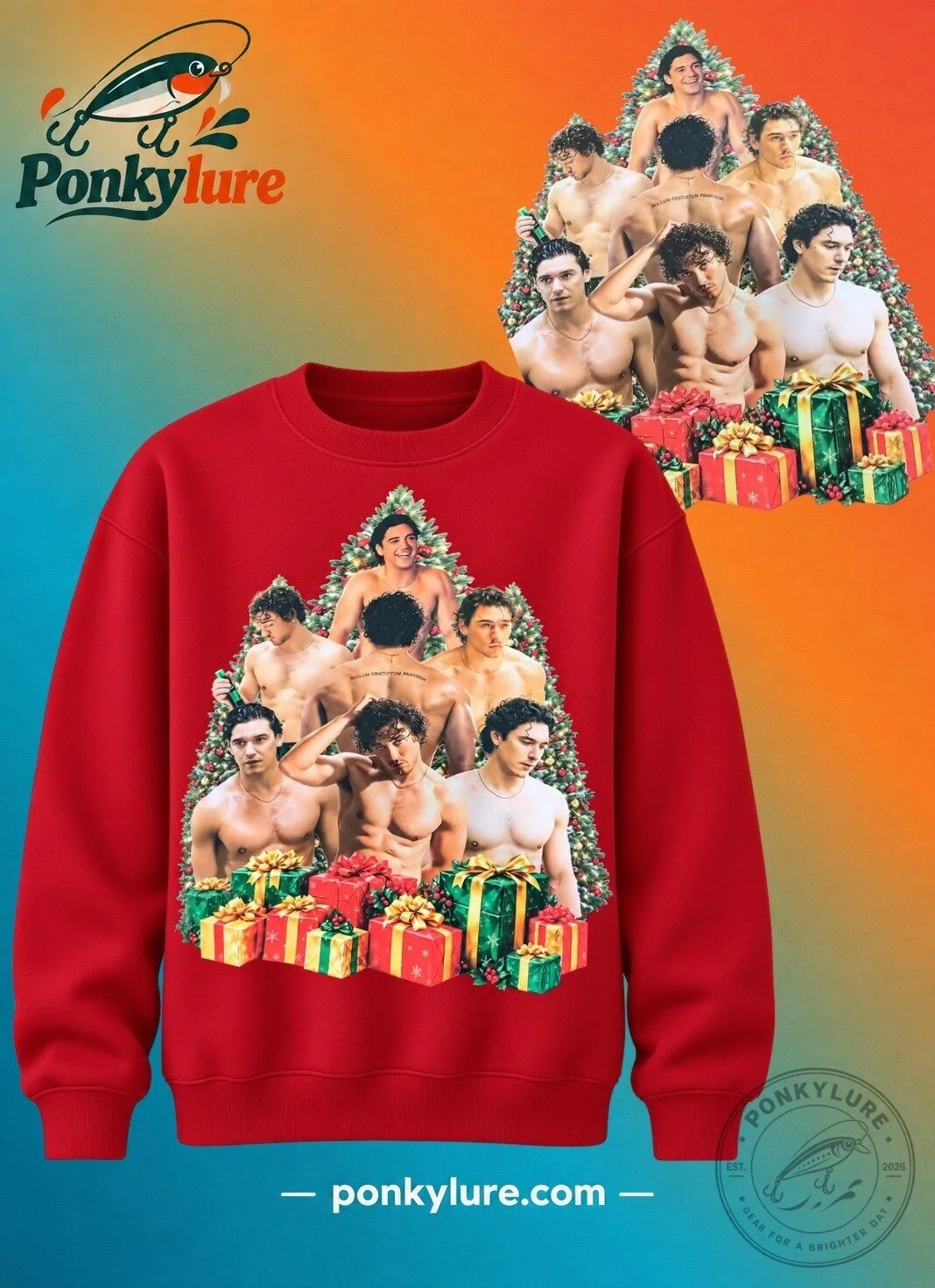 Off Campus Garrett Graham Christmas Tree Sweatshirt 2026