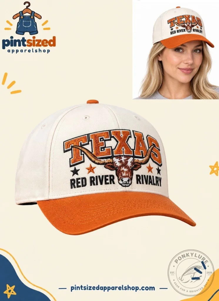 "Get Your 2026 Texas Longhorns Red River Rivalry Fan Hat Today!" 13 Longhorns Red River Rivalry Texas Fan 2026 Hat