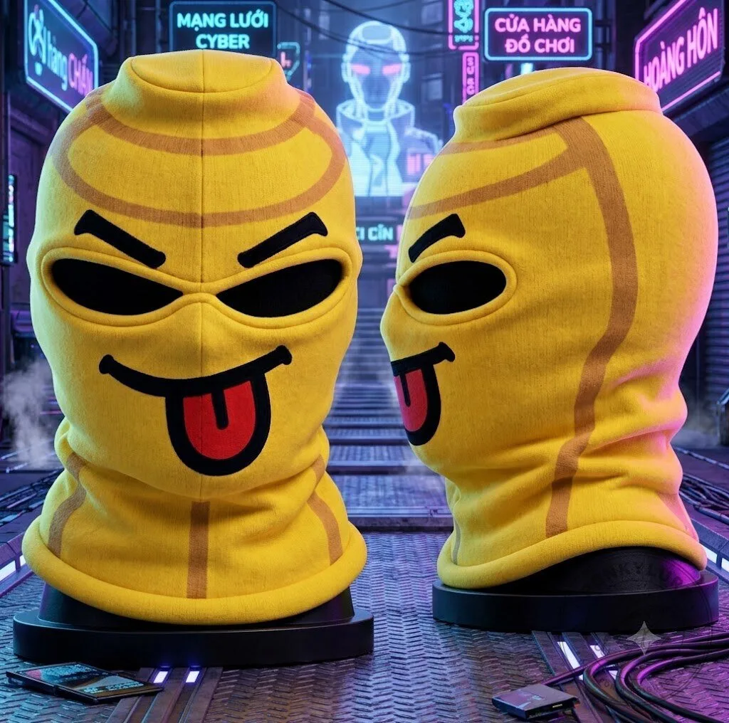 Funny LEGO Yellow Balaclava Ski Mask 2026 Limited Edition