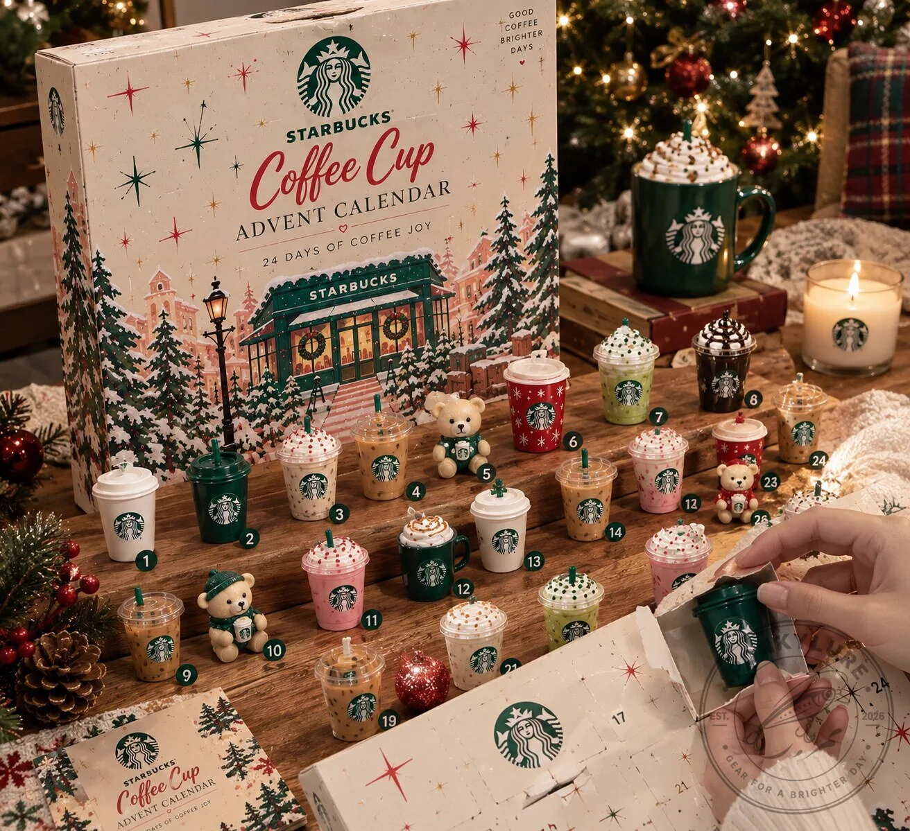 Starbucks Coffee Cup Advent Calendar 2026 Limited Edition 13 Starbucks Coffee Cup Advent Calendar 2026 Limited Edition