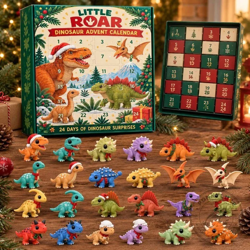 Little Roar Dinosaur Advent Calendar 2026 - 24 Days of Dinosaur Surprises
