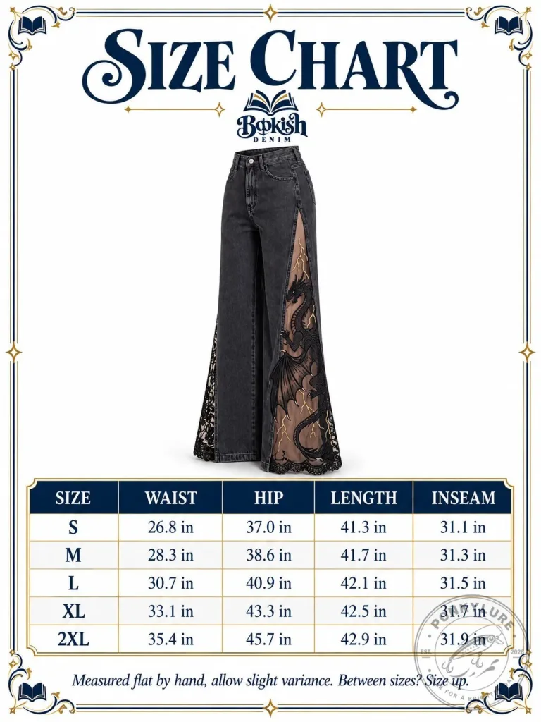 Bookish Denim Lace-Slit Jeans 2026 Limited Edition